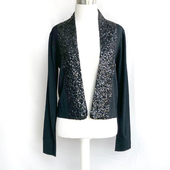 J. Crew Merino Wool Sequined Cardigan NWT - Picture 1 of 11